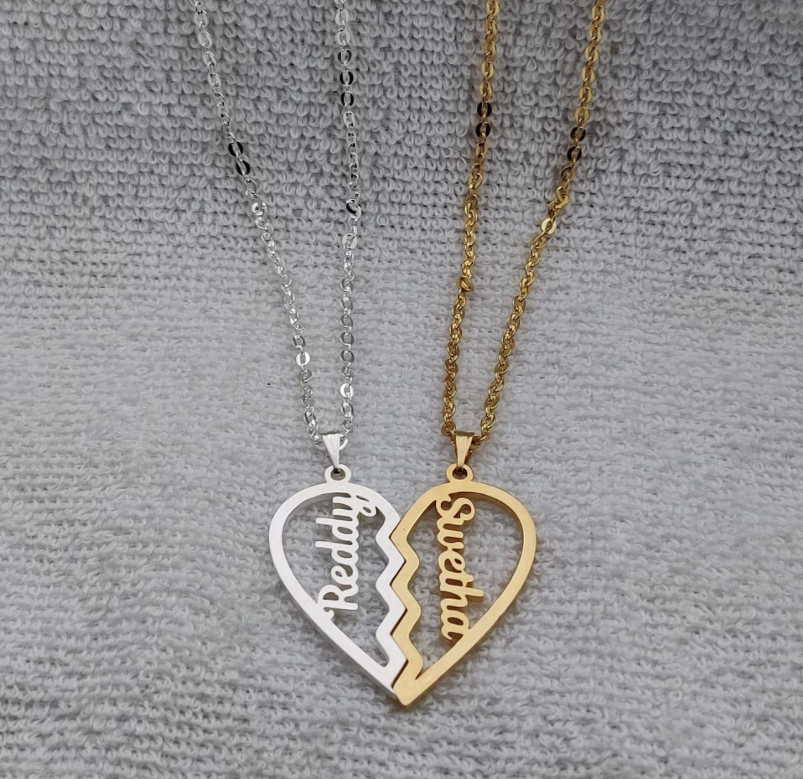 Customised Couple Pendant