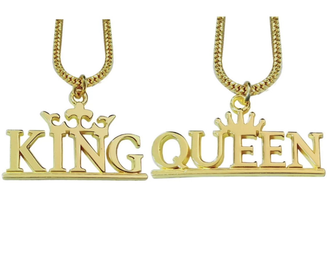 KING & Queen Pendant | Pendant Combo | Zupppy