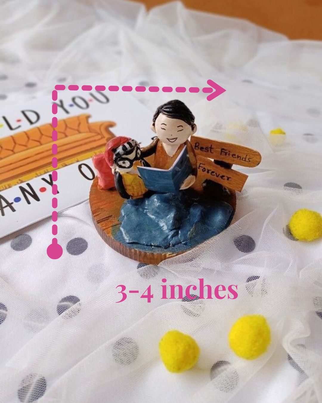 Rainvas Joey Hugsy Miniature - Friends TV Collectible Tabletop - Image 2