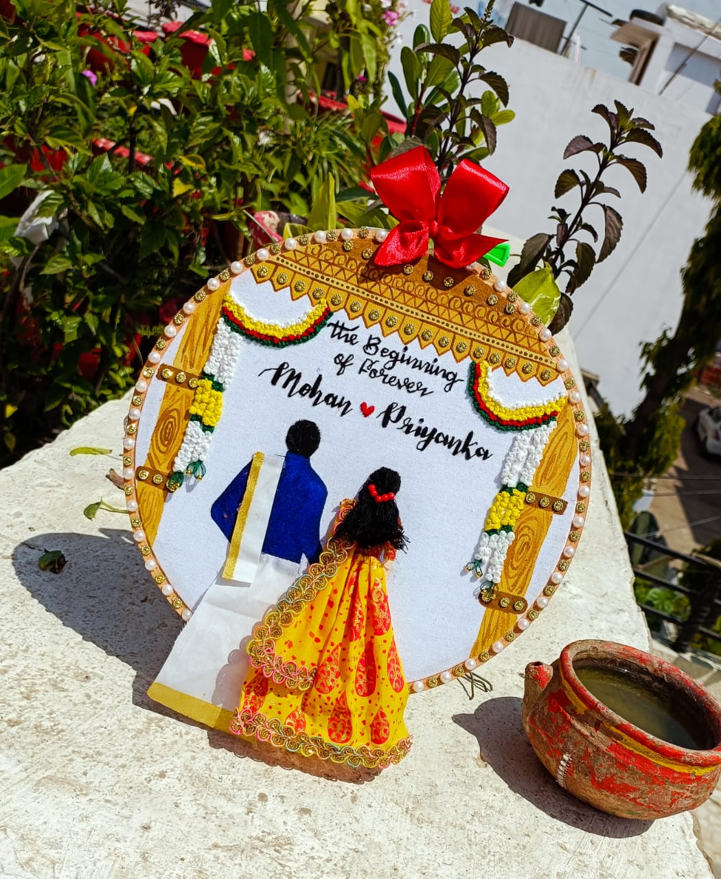 Best Bride Groom Embroidery Hoop - Image 3