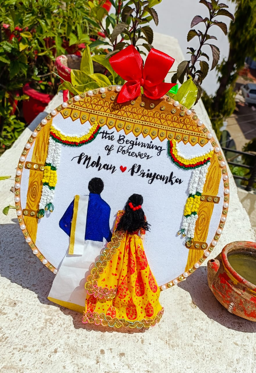 Best Bride Groom Embroidery Hoop