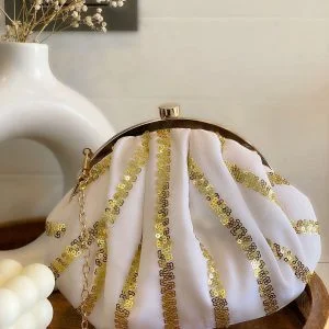 Handcrafted Sequin Batua Bags – Stylish Clutches for Women - Image 5