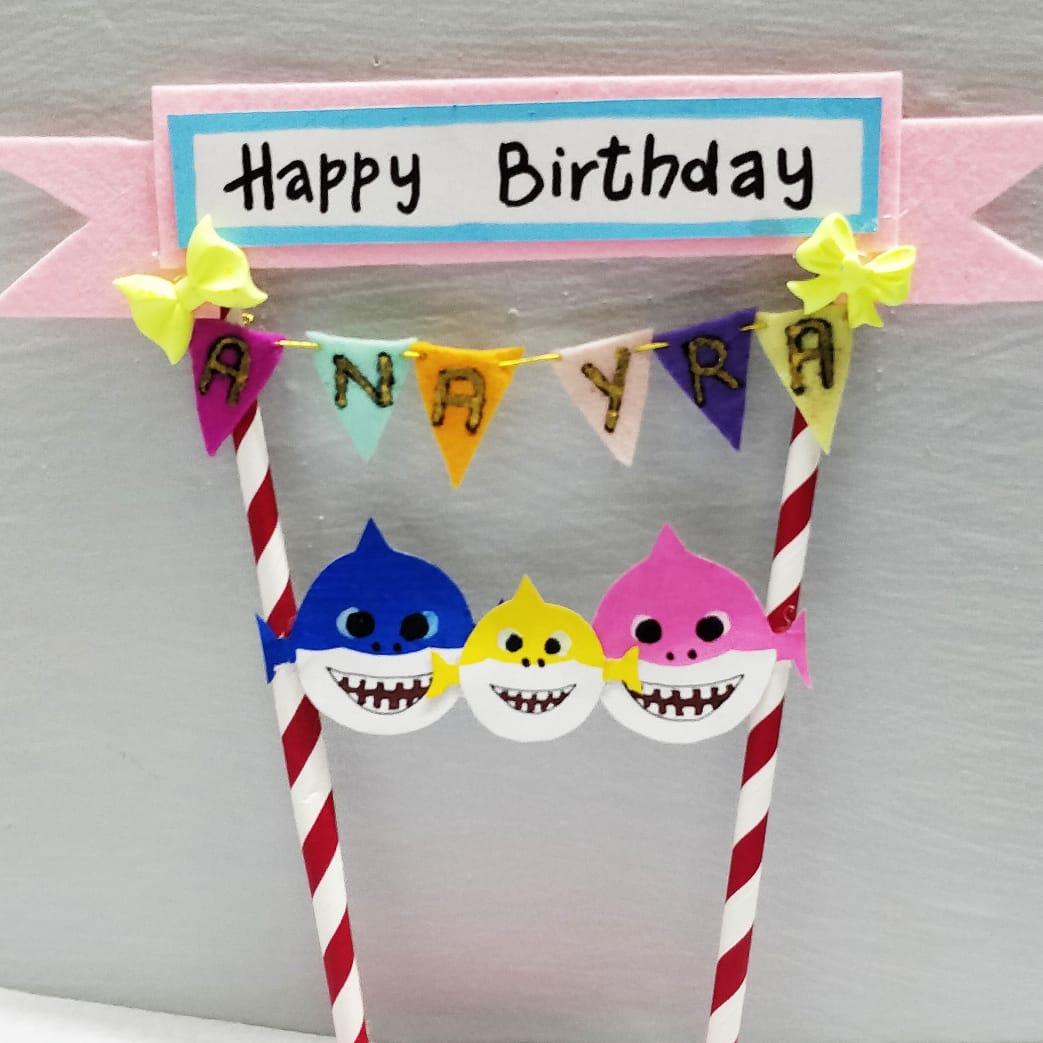 Cake Topper on Baby Shark