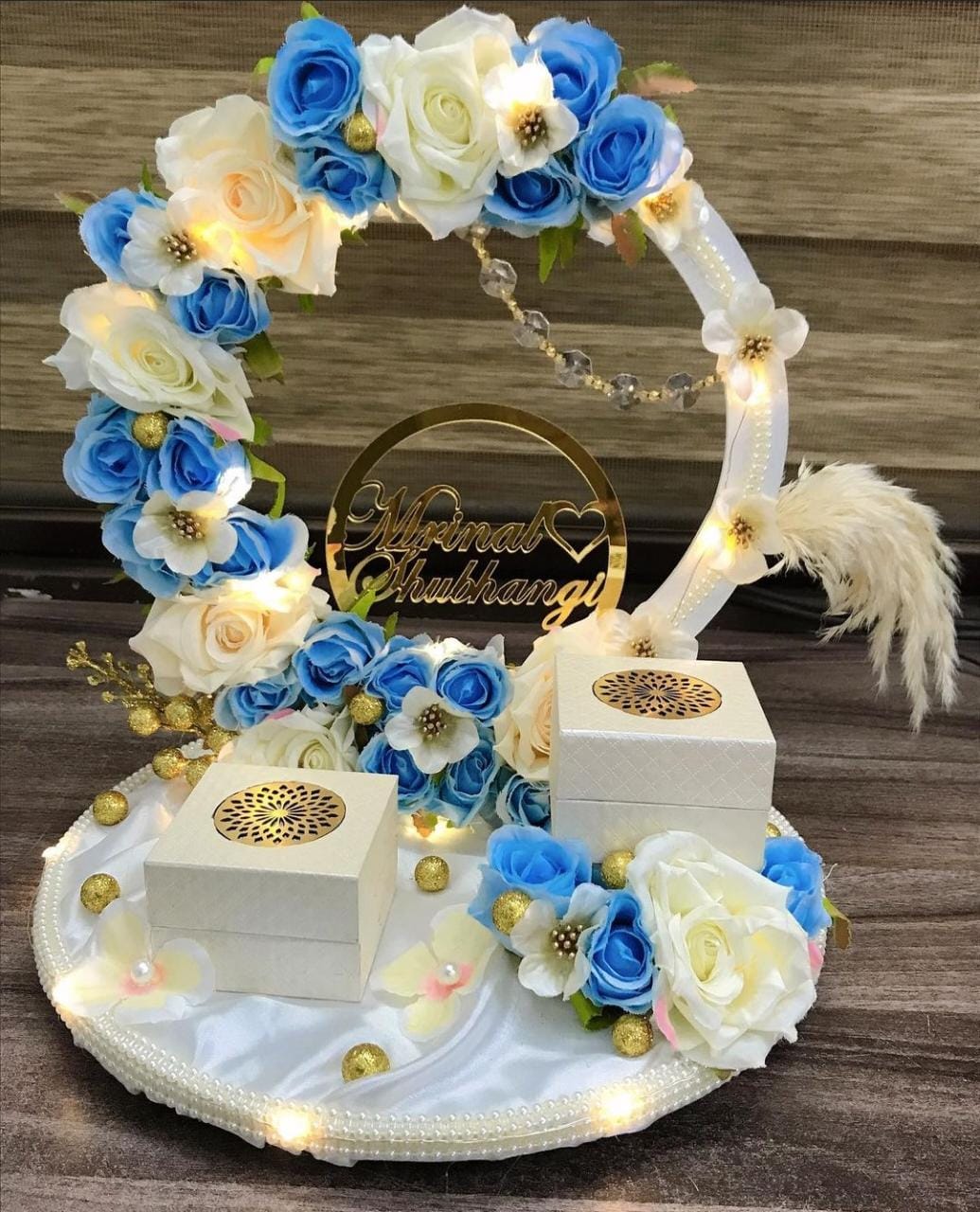 Exclusive Ring tray for your special day