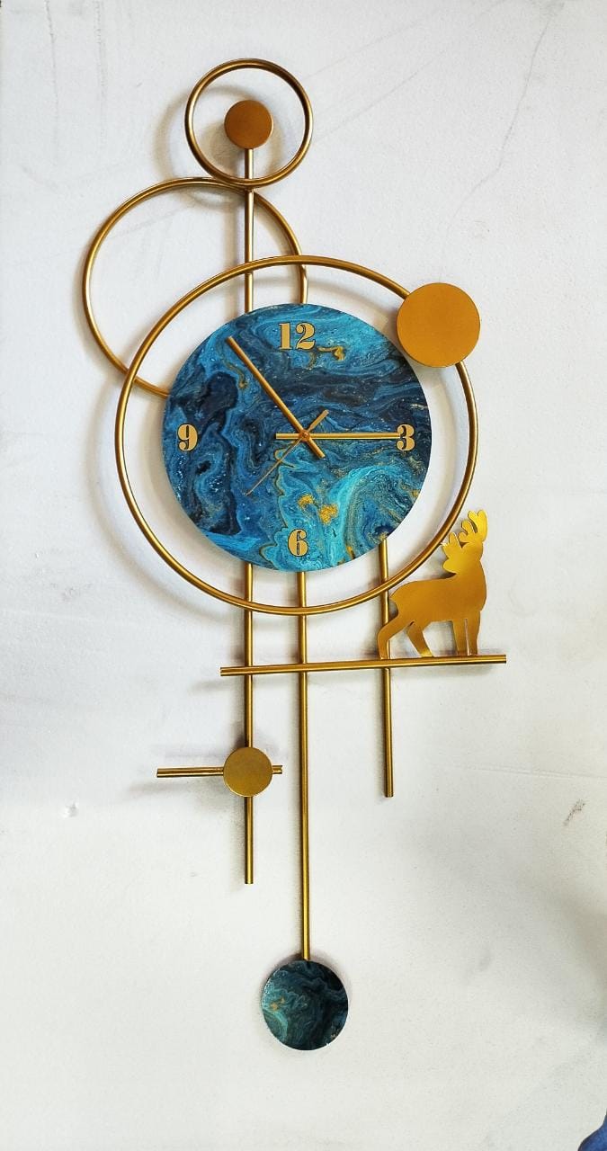Garari Heavy Wall Clock – Luxury Decorative Metal Wall Clock for Home & Office