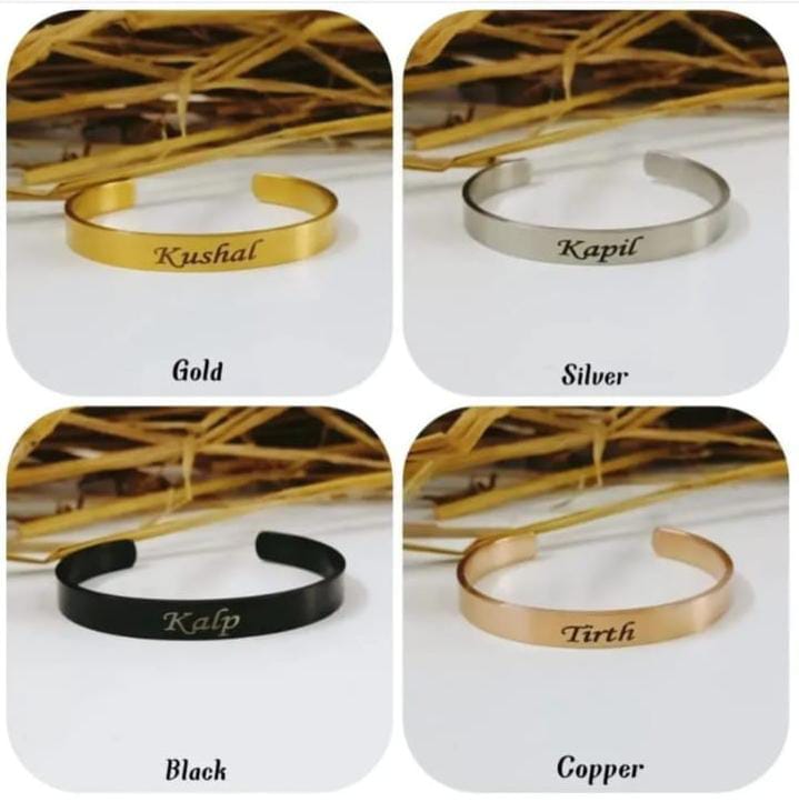 Personalized Half Kada Bracelet: Customize Your Style