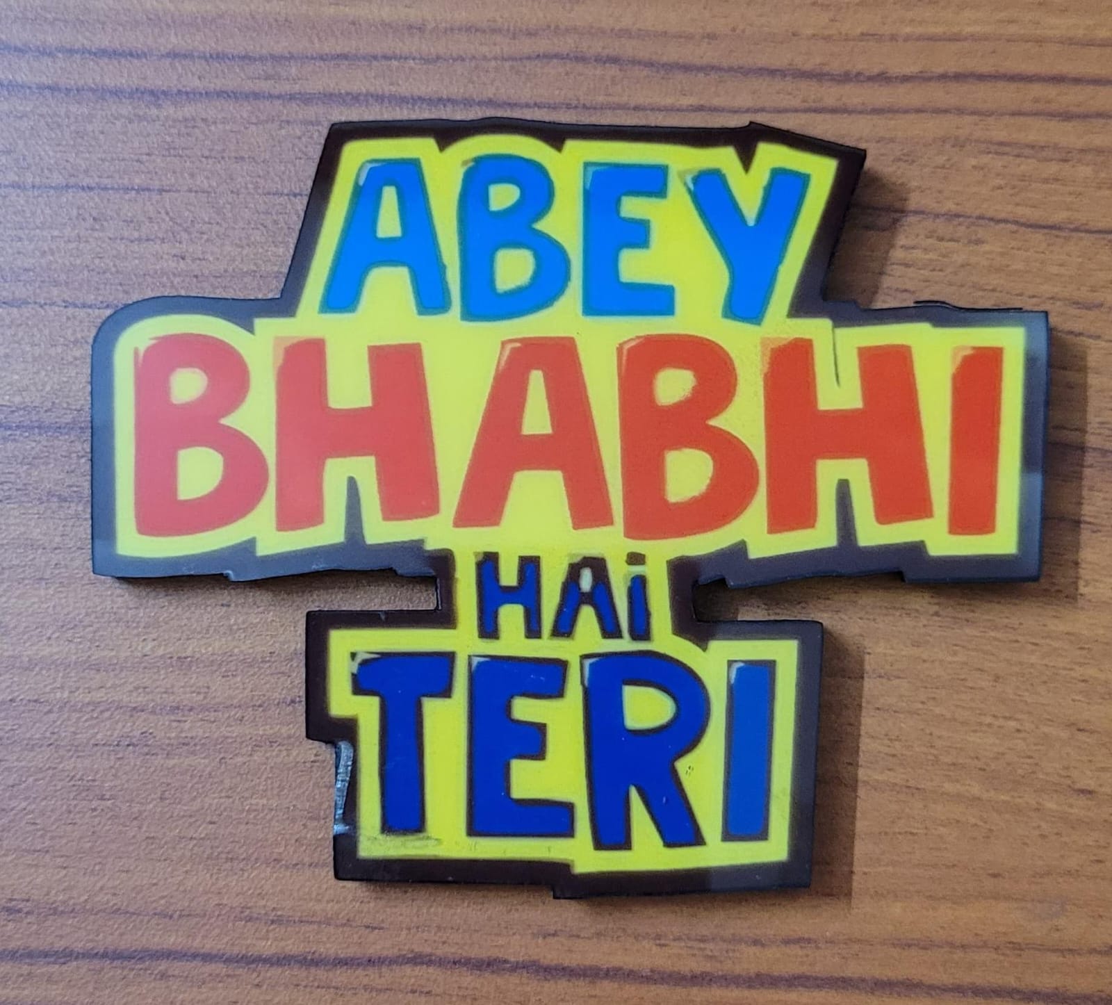 Funny Text Handmade Fridge Magnets - Handmade Fridge Decor with Humorous Quotes