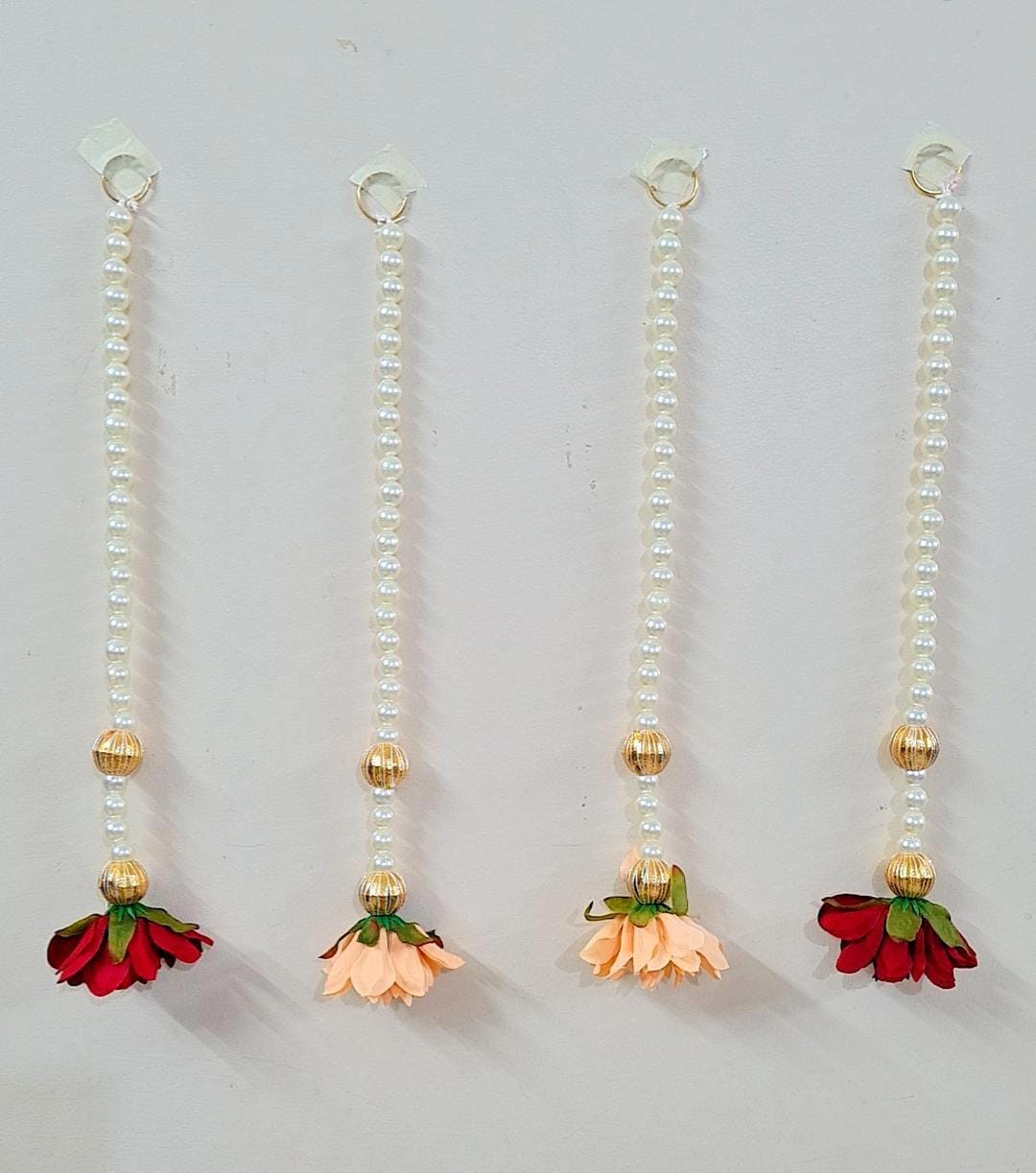 Handcrafted 4-Piece Wall Hanging Set – 13-Inch Stylish Home Decor Art