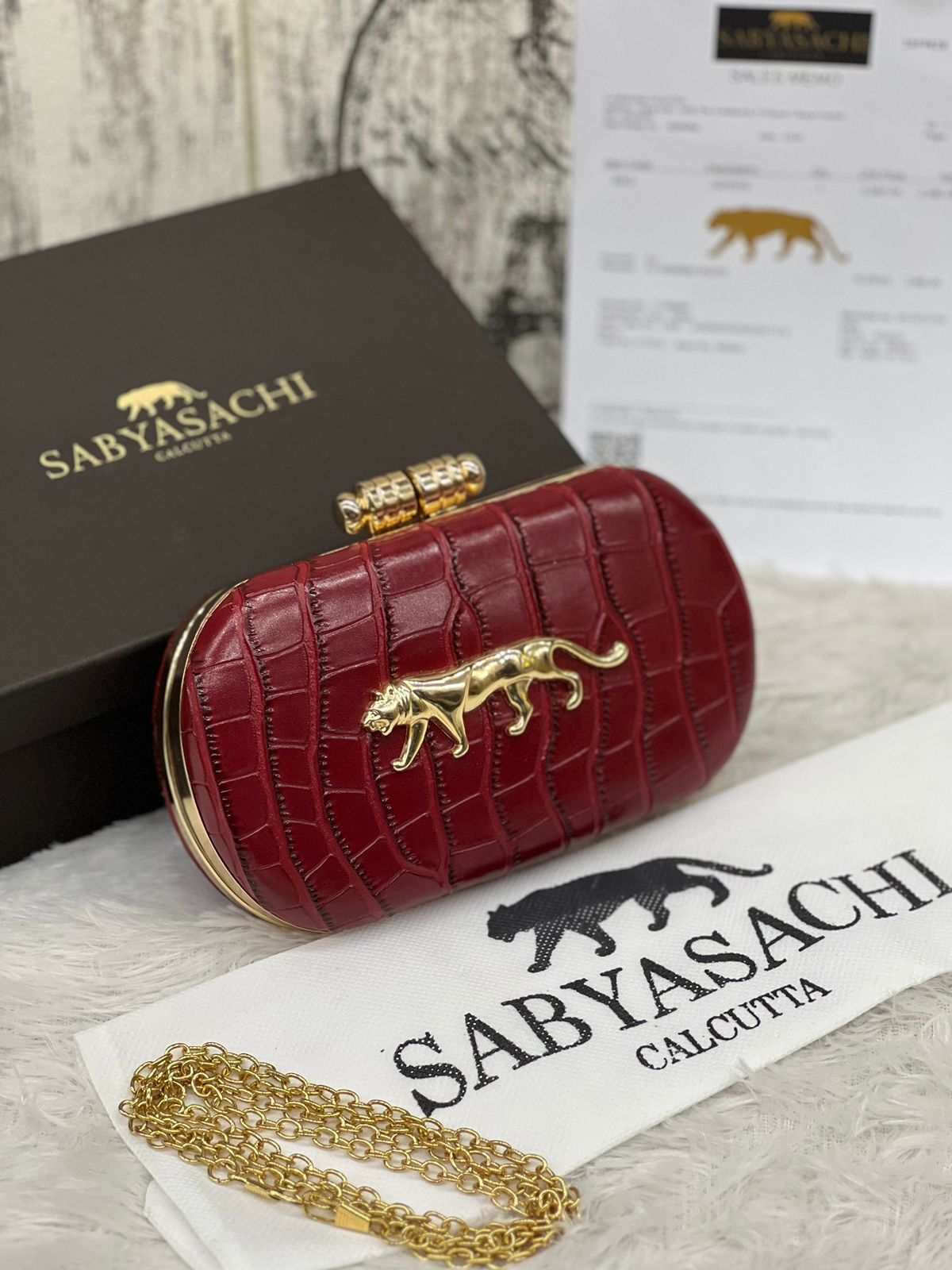 Sabyasachi Clutch Replica Model | Luxury-Inspired Designer Bag for Women - Image 2
