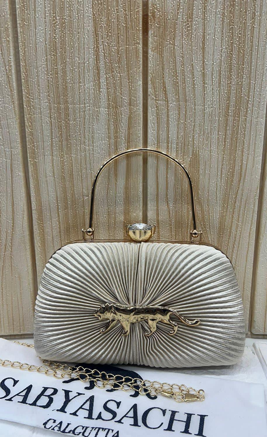 Sabyasachi Clutch | Handcrafted Luxury-Inspired Designer Bag for Women - Image 2