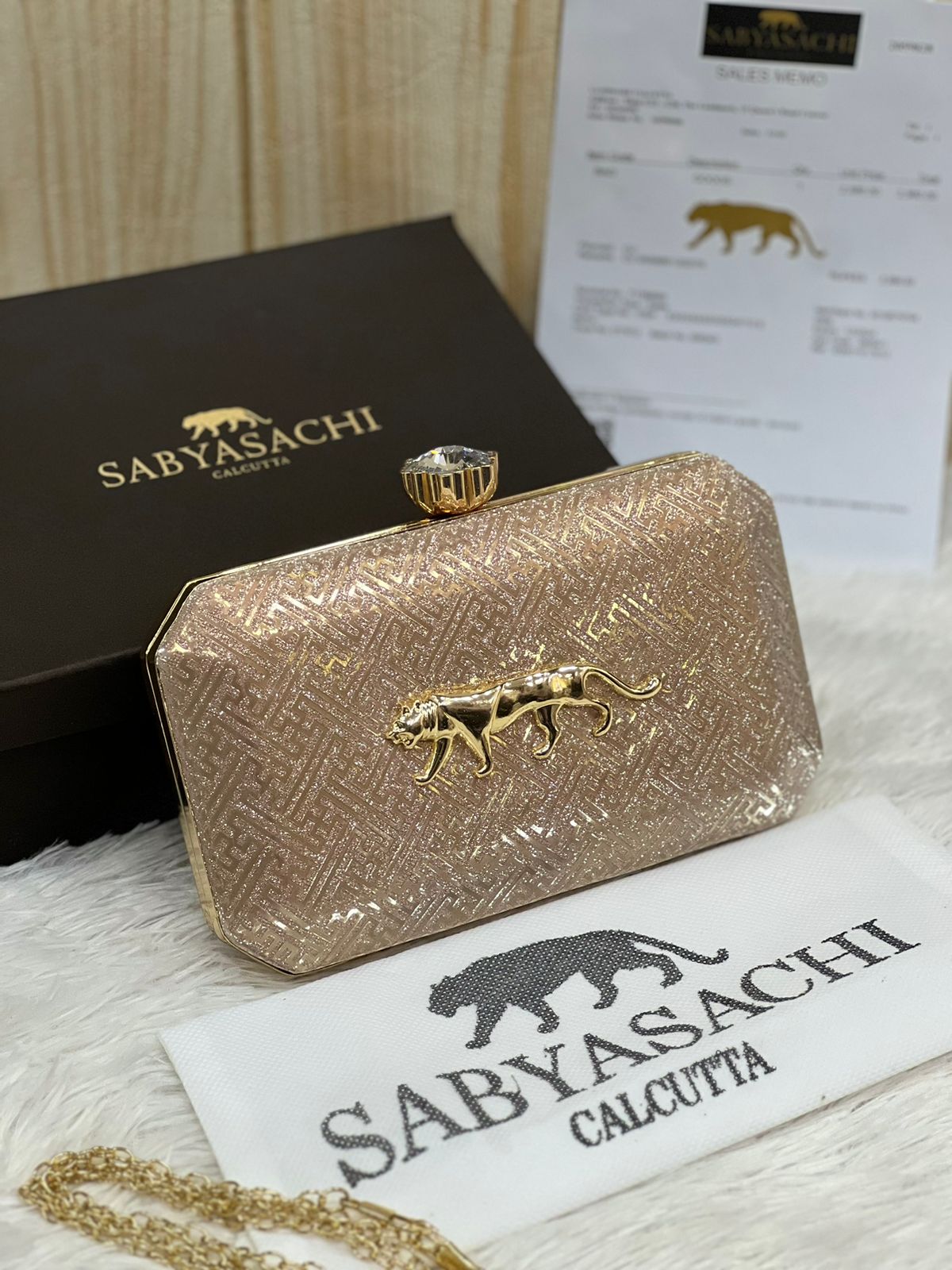 Limited Edition Sabyasachi Replica Velvet Clutch | Handcrafted Designer-Inspired Bag for Weddings & Parties